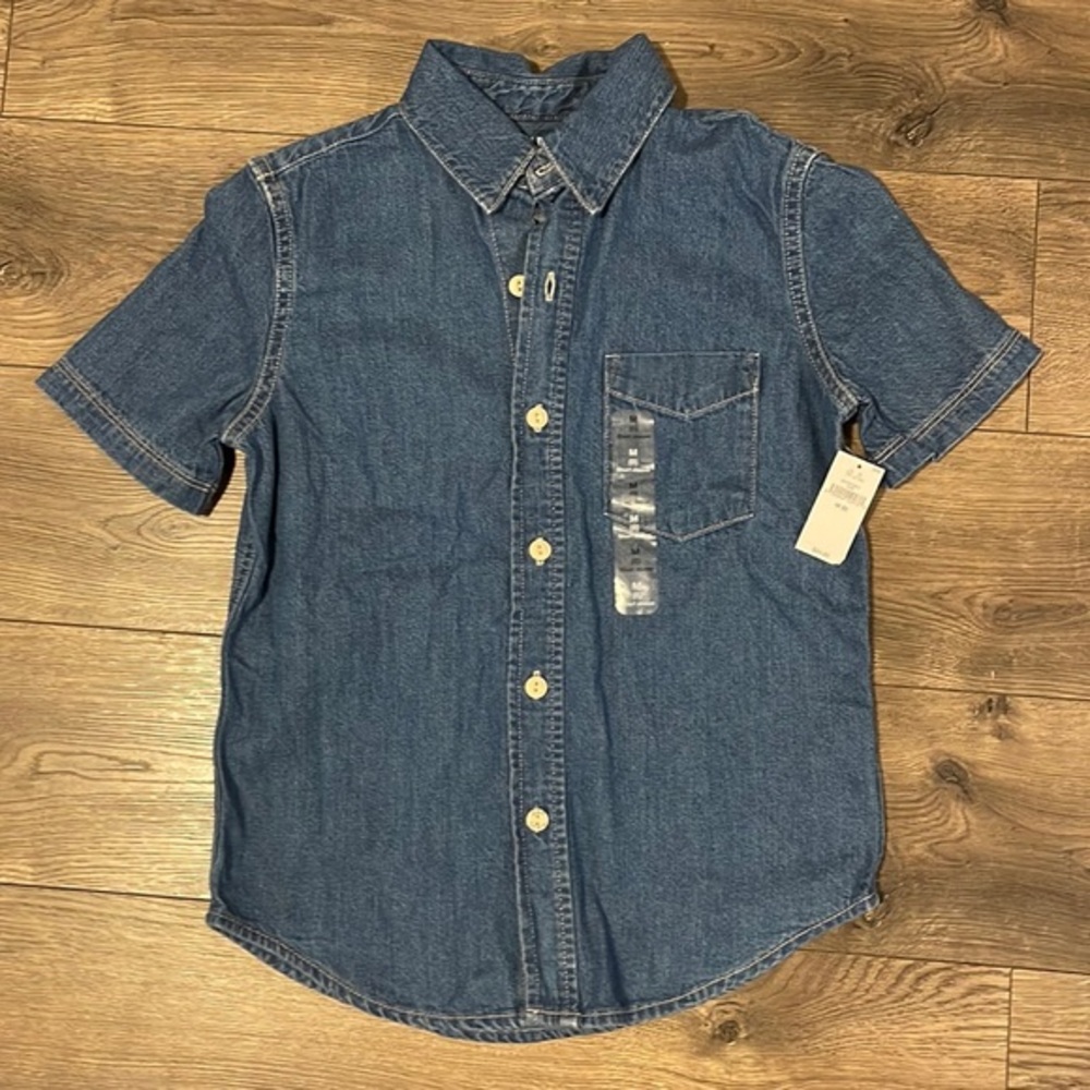 NWT Gap Denim Short Sleeve Short - Size 8